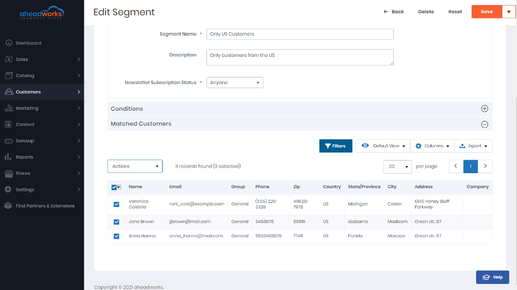 Customers for segmentation | Customer Segmentation for AW commerce cloud