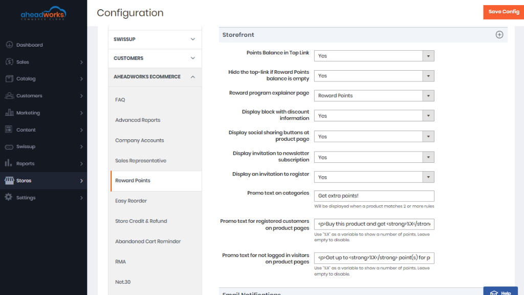 Storefront | AW Commerce Cloud
