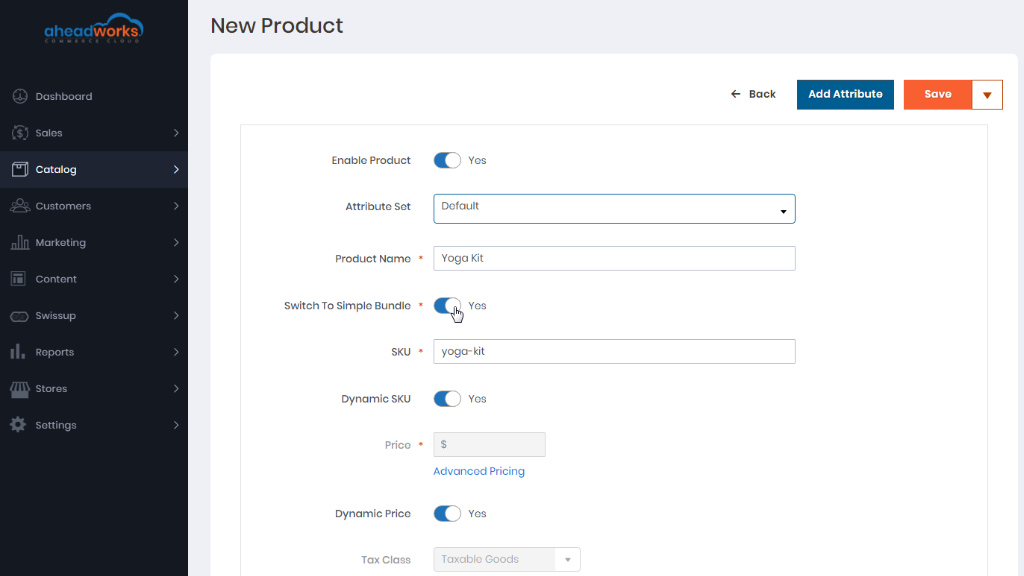 Simple Bundle | Simple Bundle Product for Aheadworks Commerce Cloud