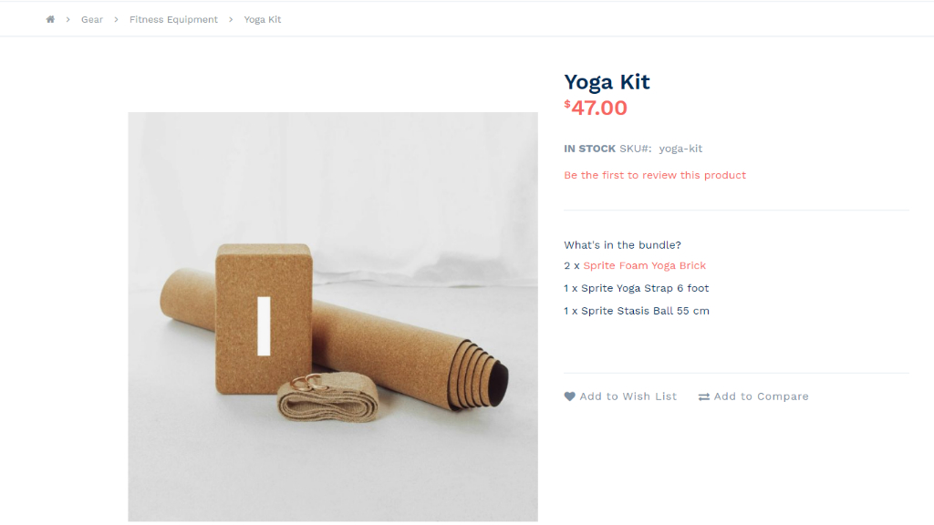 Simple Bundle Product on the Storefront | Simple Bundle Product for Aheadworks commerce cloud