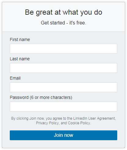 Creating an account on LinkedIn | Social Login by Aheadworks eCommerce Cloud