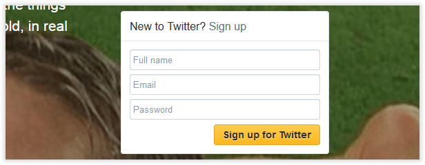 Create an account on Twitter | Social Login by Aheadworks eCommerce Cloud