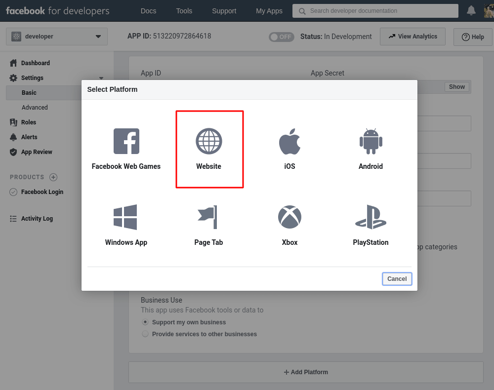 Website configurations | Social Login by Aheadworks eCommerce Cloud