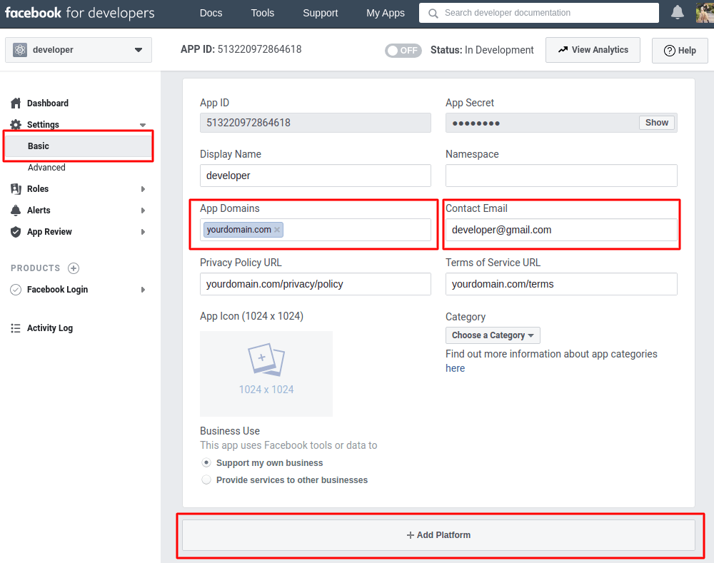 Adding platform | Social Login by Ahedworks eCommerce Cloud