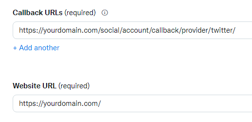 Callback URLs and Website URL | Social Login by Aheasworks eCommerce Cloud