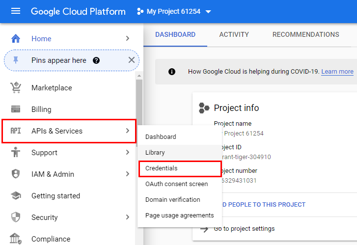 Google APIs and Services | Social Login by Aheadworks eCommerce Cloud