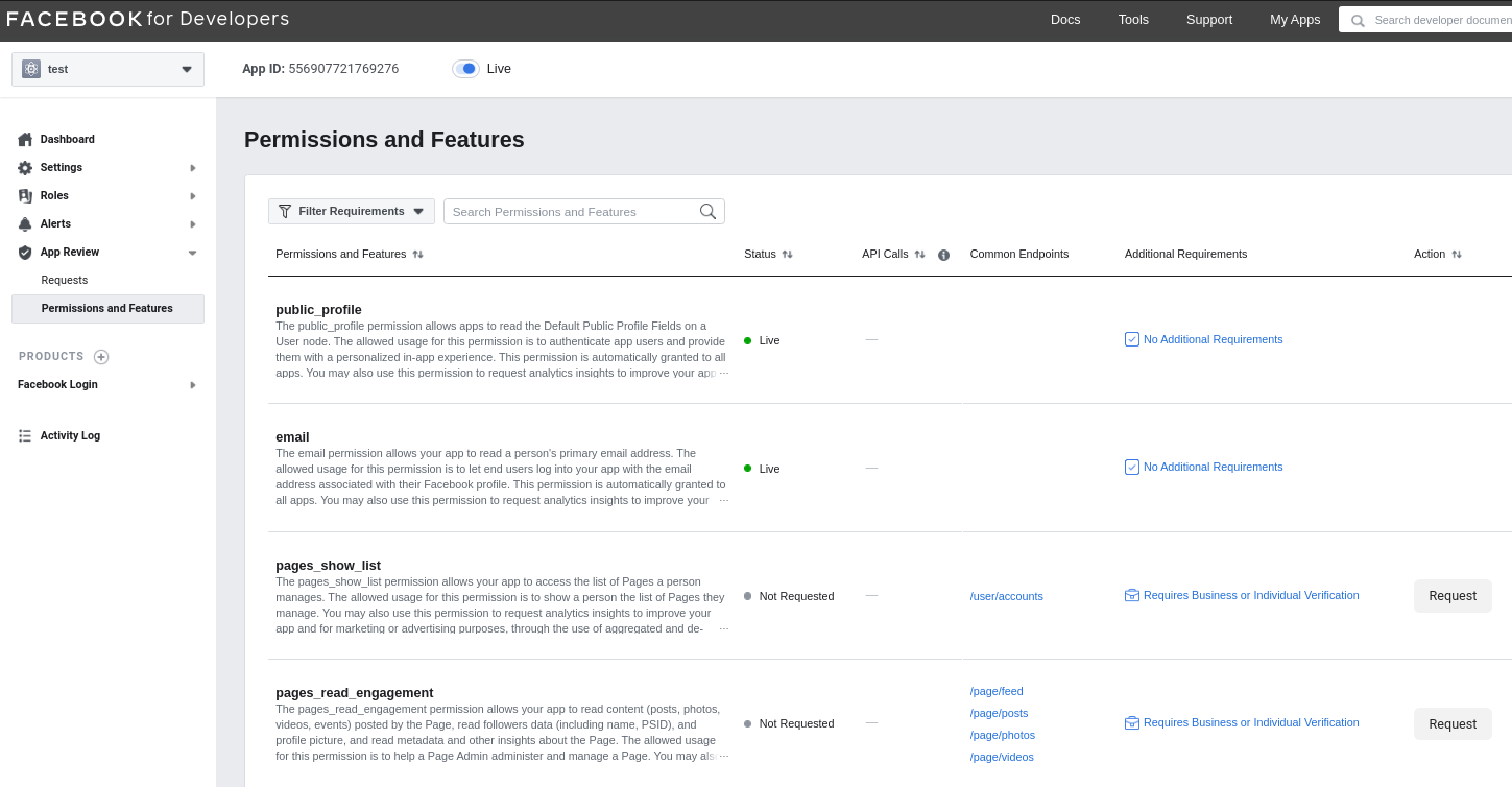 Permissions and Features | Social Login by Aheadworks eCommerce Cloud