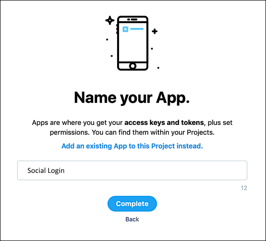 Name your app | Social Login by Aheadworks eCommerce Cloud