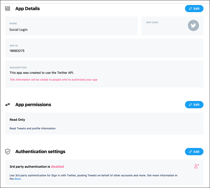 App details | Social Login by Aheadworks eCommerce Cloud