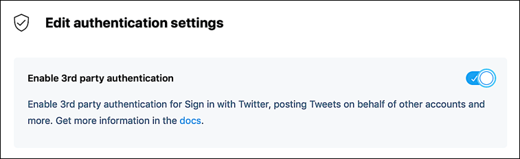 Edit authentication settings | Social Login by Aheadworks eCommerce Cloud