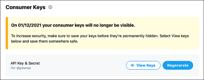 Consumer Keys | Social Login by Aheadworks eCommerce Cloud