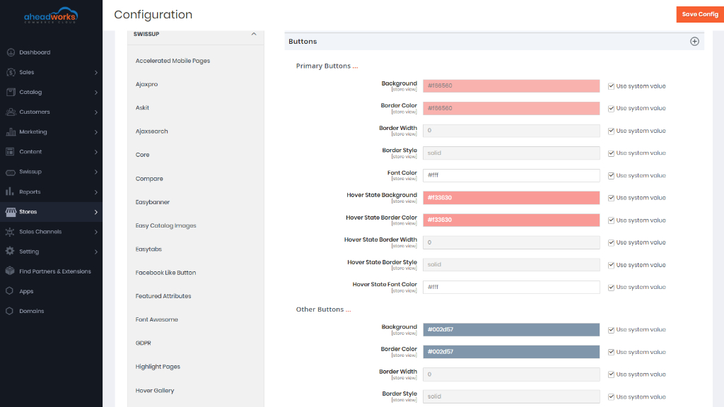 Buttons | AW Commerce Cloud