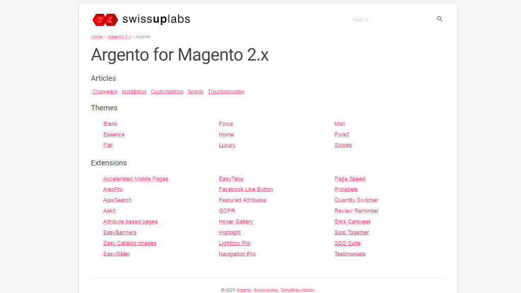 Swissup theme | AW Commerce Cloud