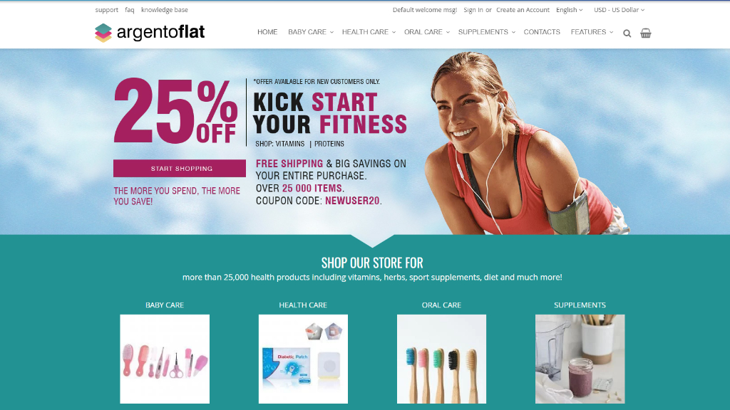 Argento Flat | AW Commerce Cloud